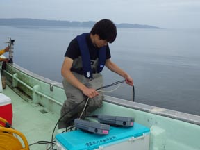 漁場環境調査　水質測定