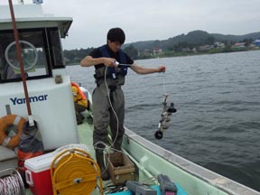漁場環境調査　採水