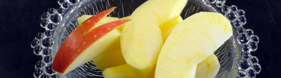 背景画像「カットリンゴ」