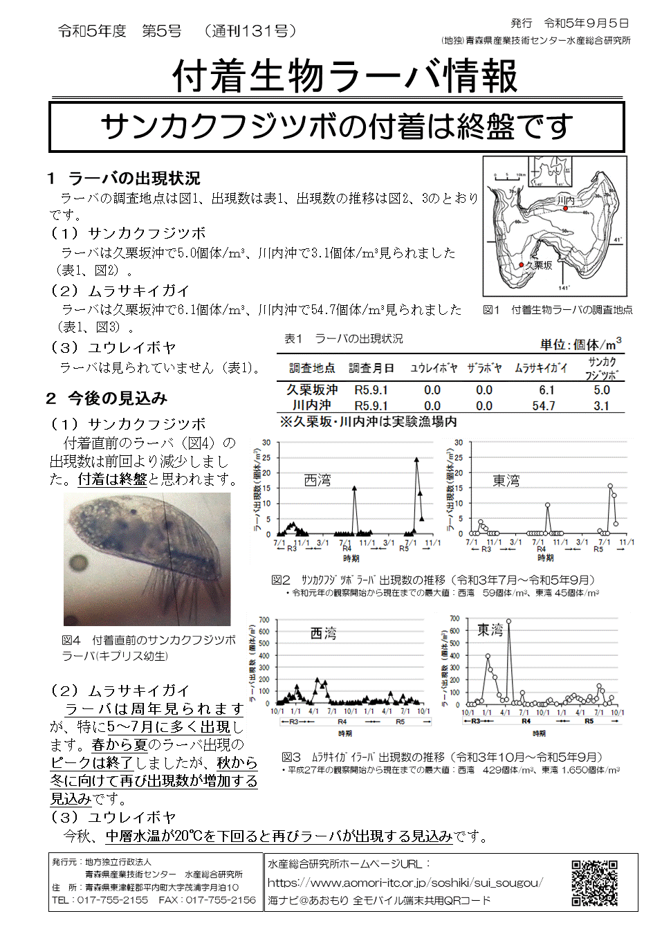 付着生物ラーバ情報第5号2