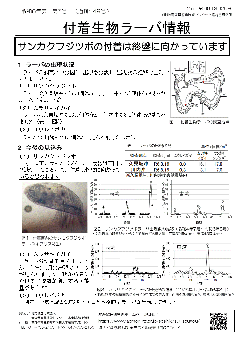 付着生物ラーバ情報第5号