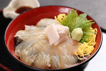 マツカワガレイづけ丼