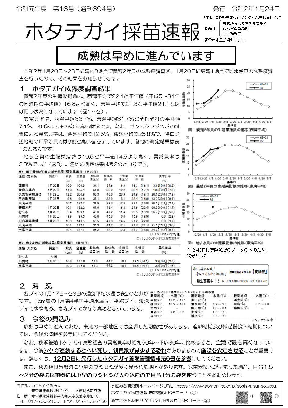 採苗速報第16号