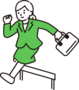 終業のイラスト