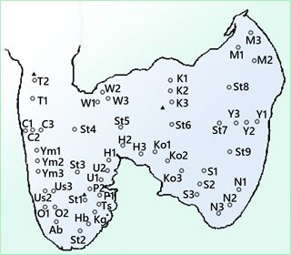 ラーバ調査地点マップ